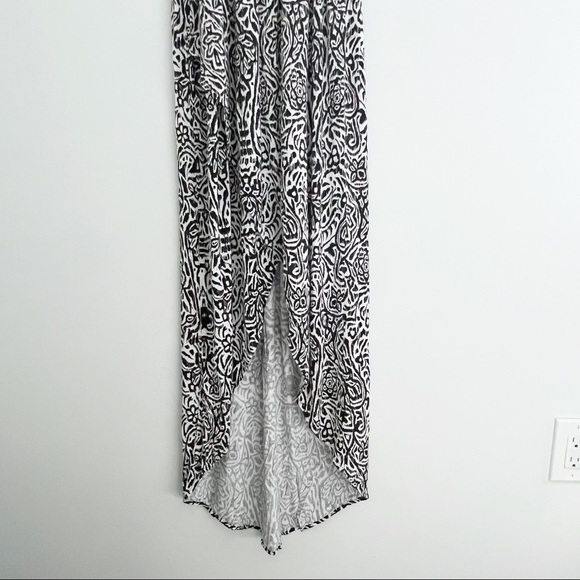 JLo Jennifer Lopez Maxi Dress Animal Print Zebra Chain Detail Small - Picture 10 of 17